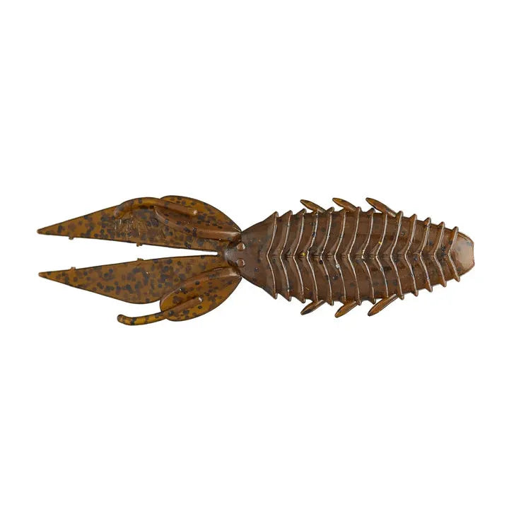 View of X Zone Adrenaline Bug Craw Green Pumpkin Black Flake available at EZOKO Fishing