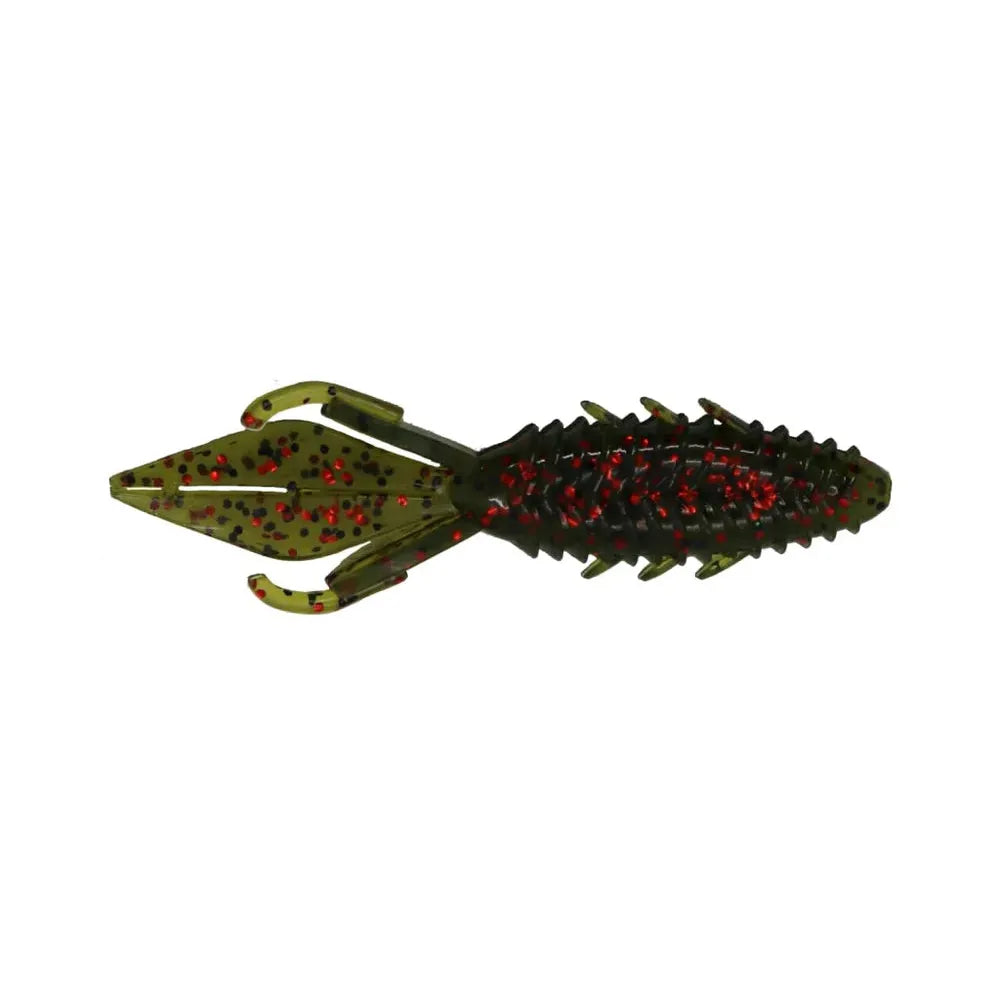 View of X Zone Adrenaline Bug Jr Craw Watermelon Red Flake available at EZOKO Fishing