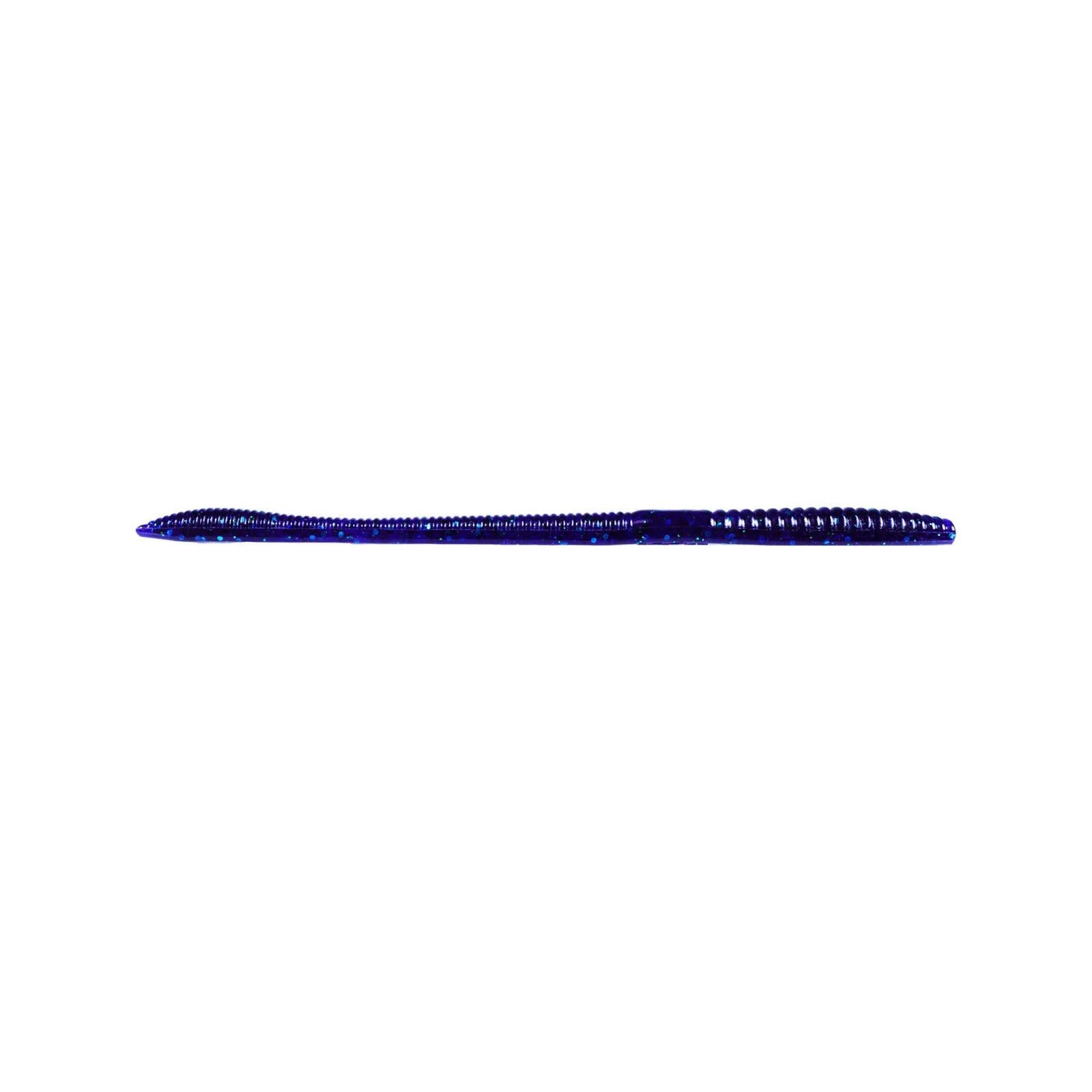 View of X Zone Deception Worms Dark Junebug available at EZOKO Fishing