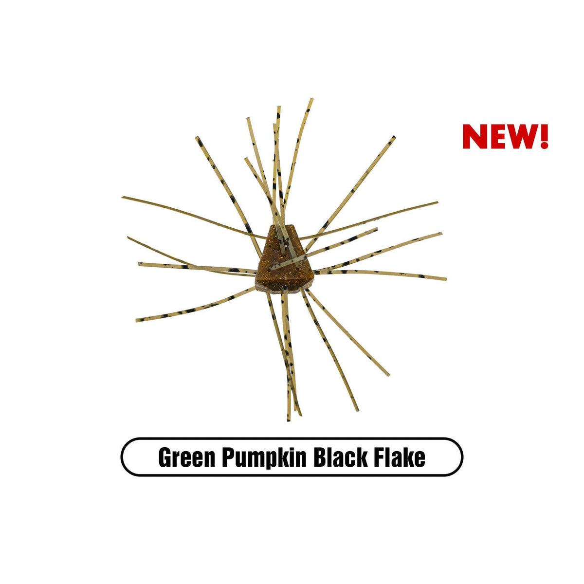 View of Soft Baits X Zone GBO 13mm (Salted) Green Pumpkin Black available at EZOKO Fishing