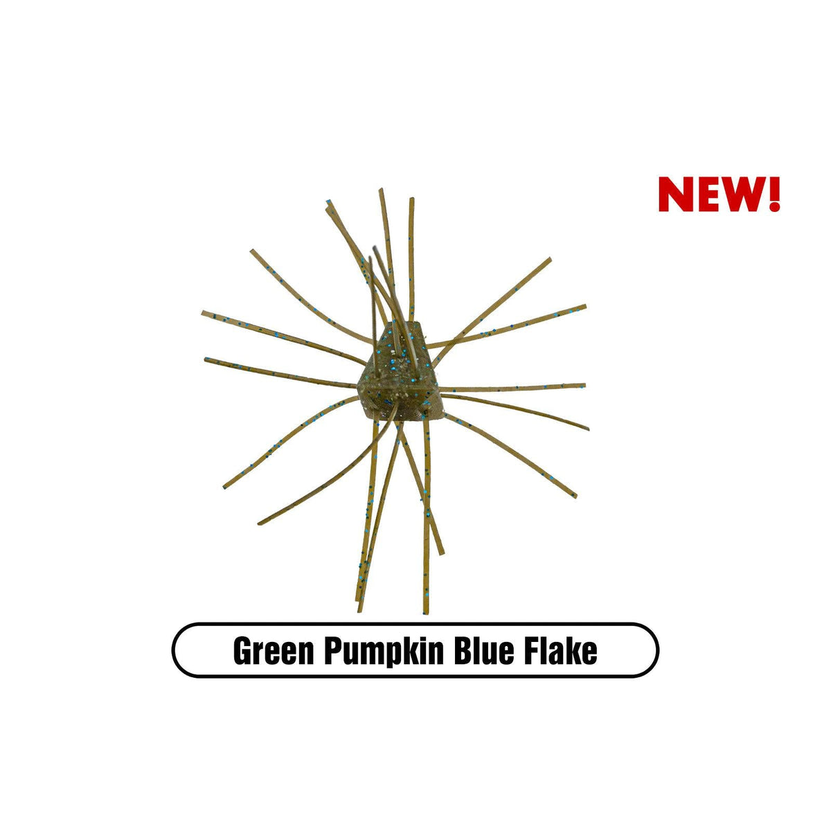 View of Soft Baits X Zone GBO 13mm (Salted) Green Pumpkin Blue available at EZOKO Fishing