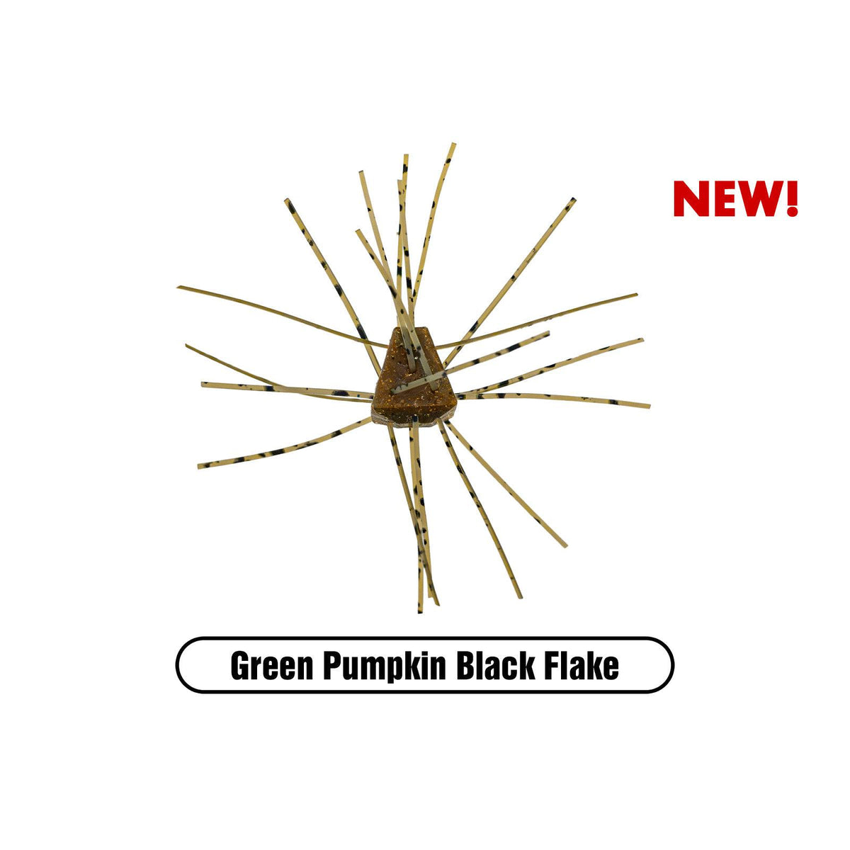 View of Soft Baits X Zone GBO 13mm (Salted) Green Pumpkin Black available at EZOKO Fishing