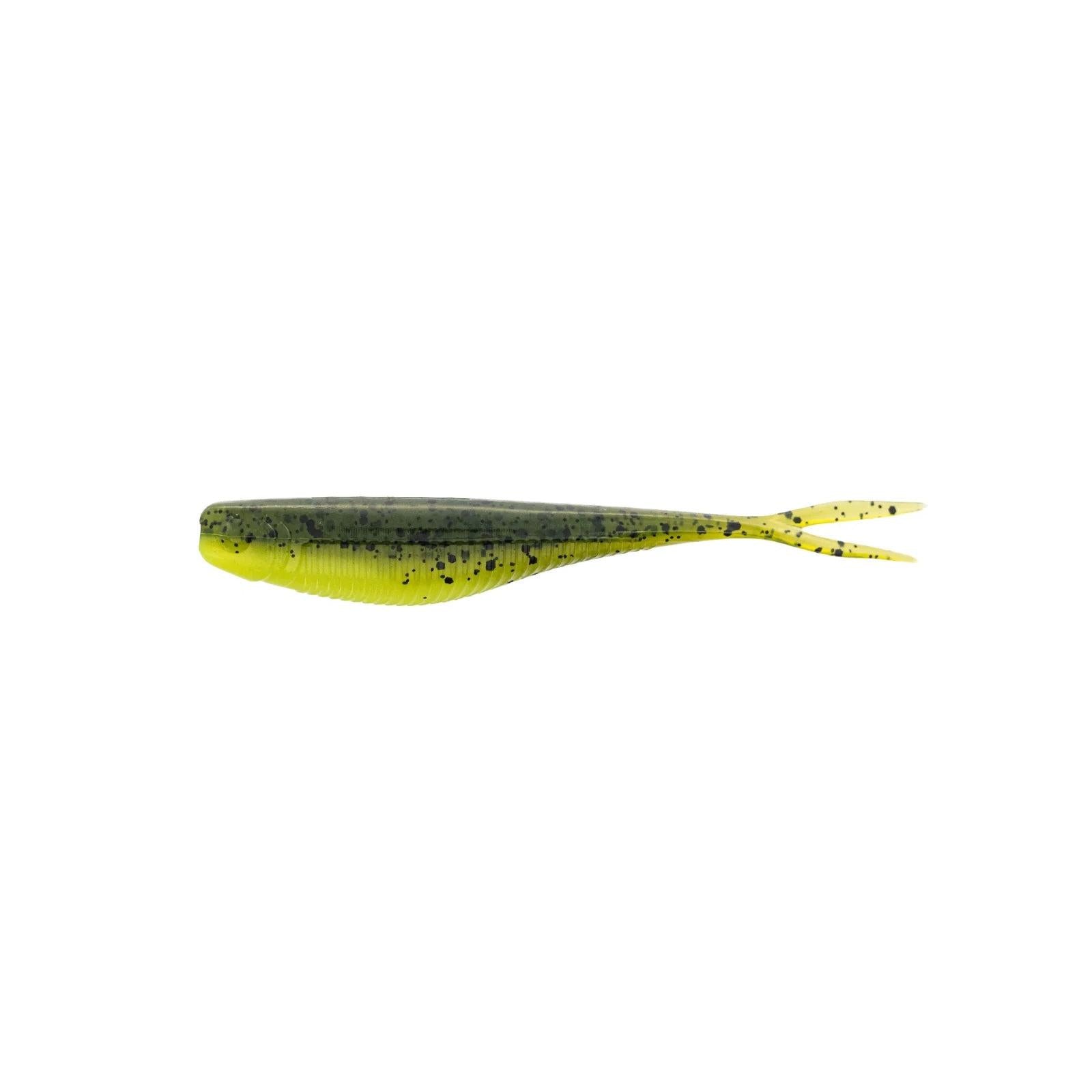 View of softbaits X Zone Rally Shad 3.75" Walleye Lemonade available at EZOKO Fishing