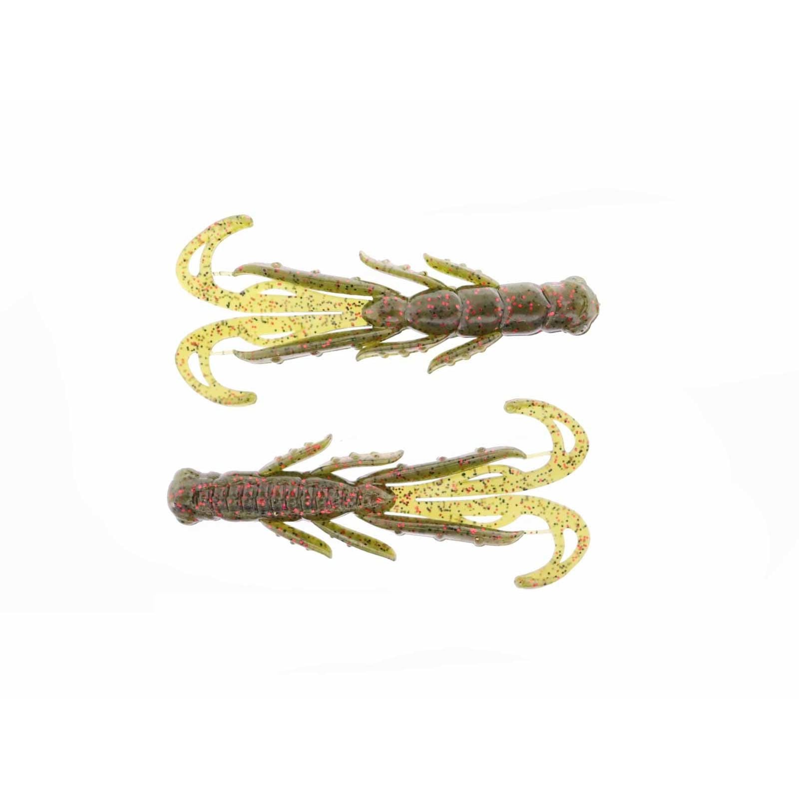 View of X Zone Scented Stealth Creature Grass Craw available at EZOKO Fishing