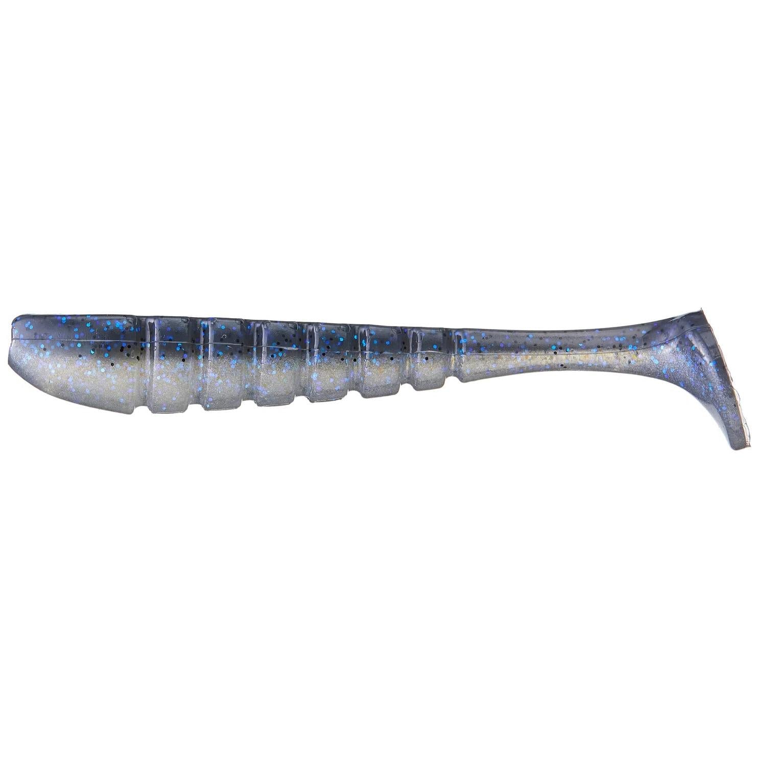 View of X Zone Swammer Swimbaits 2.75" - 8pk Electric Shad available at EZOKO Fishing
