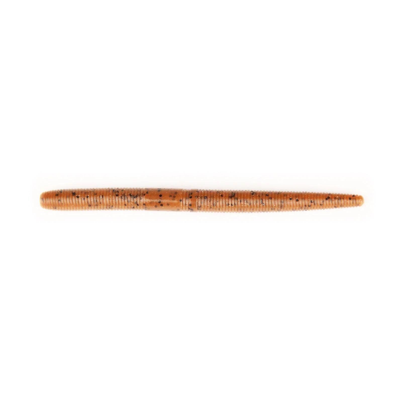 View of X Zone True Center Stick Bait 5" - 8pk Carolina Pumpkin Black Flake available at EZOKO Fishing
