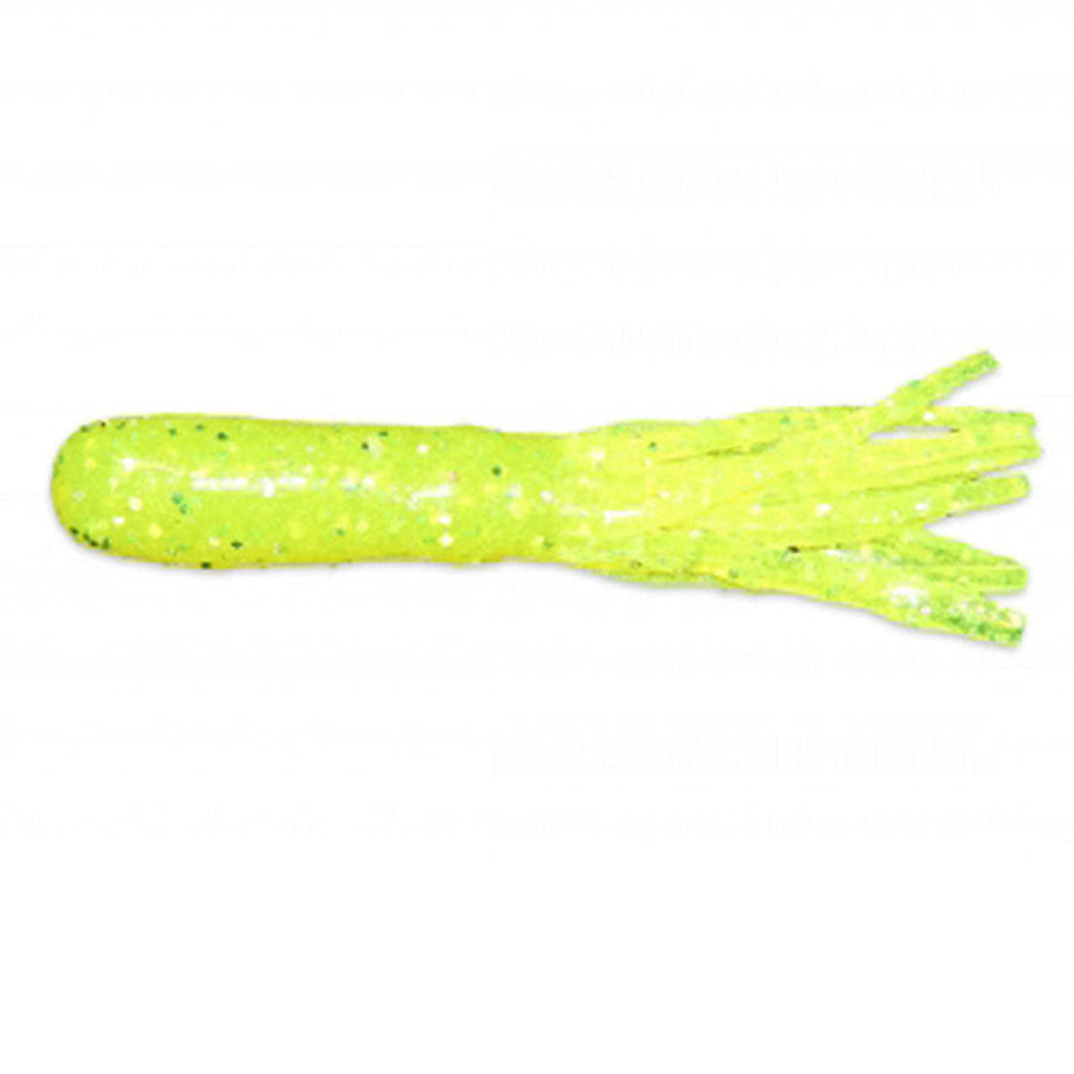 View of Softbaits X Zone X-Tubes 3.75" - 8pk Chartreuse Bomb available at EZOKO Fishing