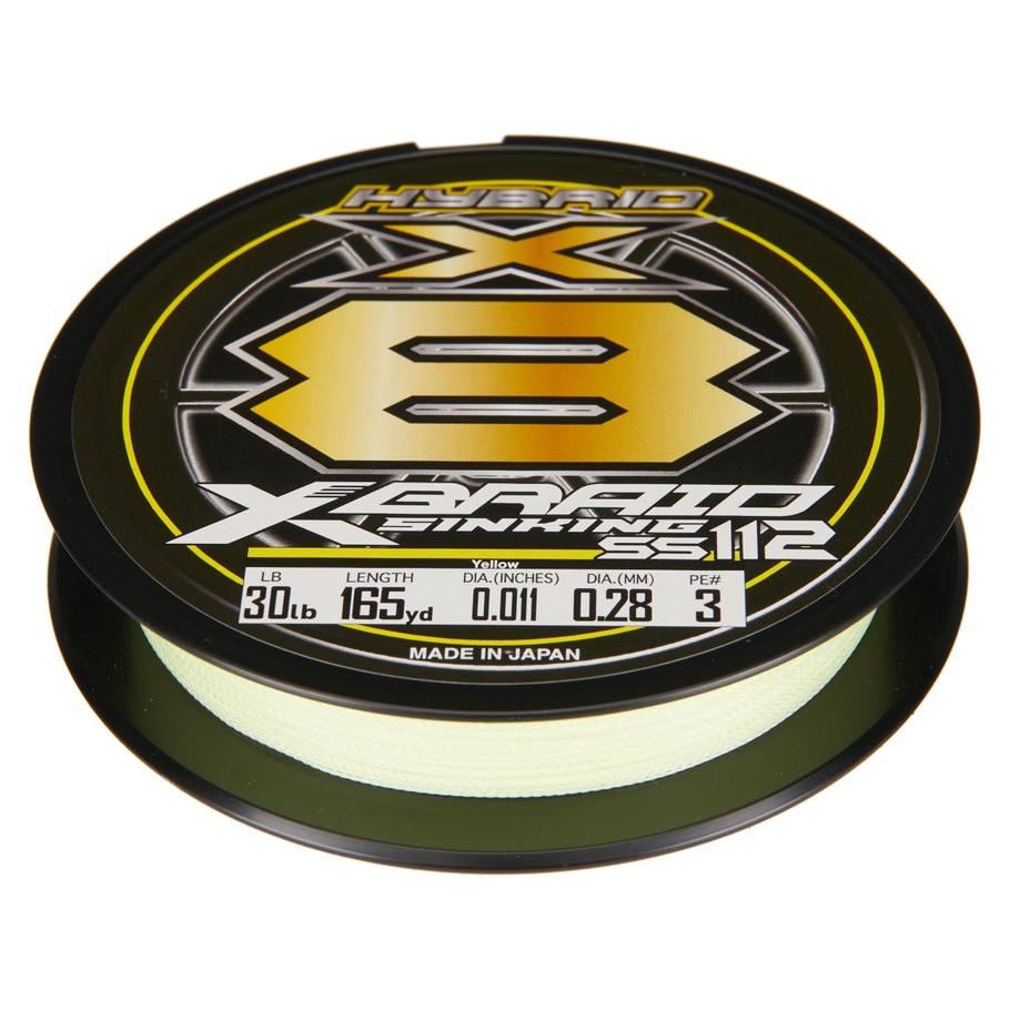 View of XBRAID Sinking SS 112 Braid available at EZOKO Fishing