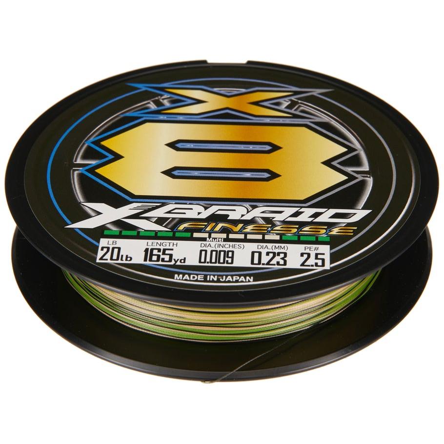 View of XBRAID X8 Finesse Braid available at EZOKO Fishing