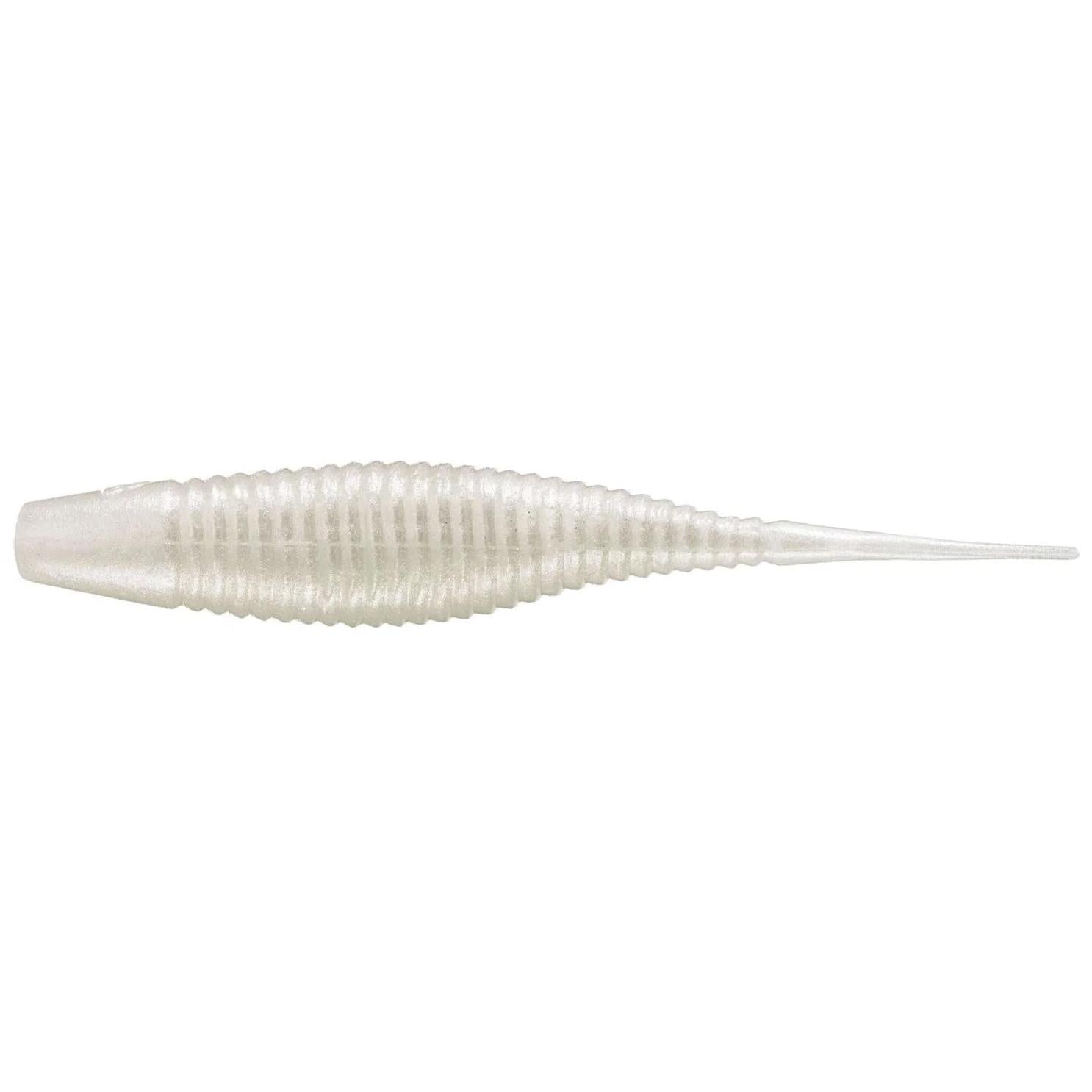 View of Softbaits Yamamoto Scope Shad 3.5" Pearl White available at EZOKO Fishing