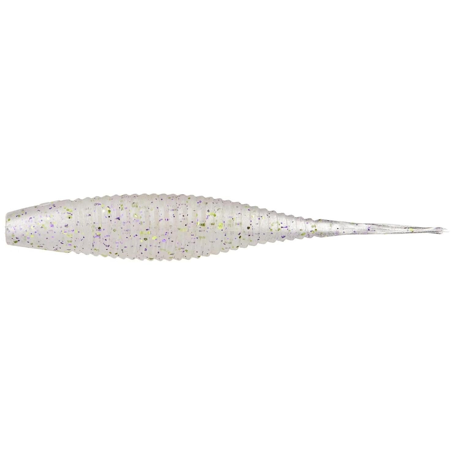 View of Softbaits Yamamoto Scope Shad 4" Stealth Ice Out available at EZOKO Fishing