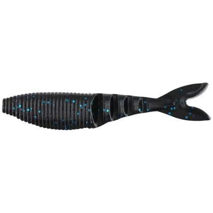 Black W/ Large Blue Flake