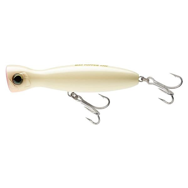 View of Topwatrer Yo-Zuri Mag Popper 5 1/4" Bone available at EZOKO Fishing