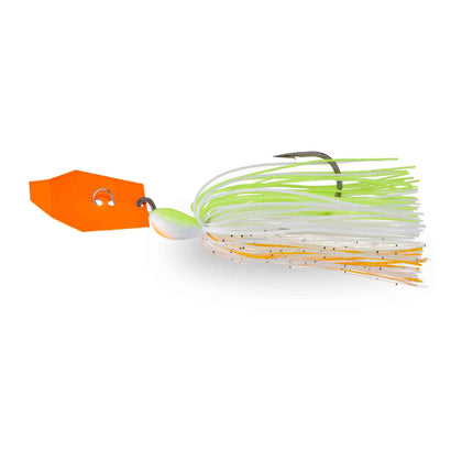 Chartreuse / White / Orange