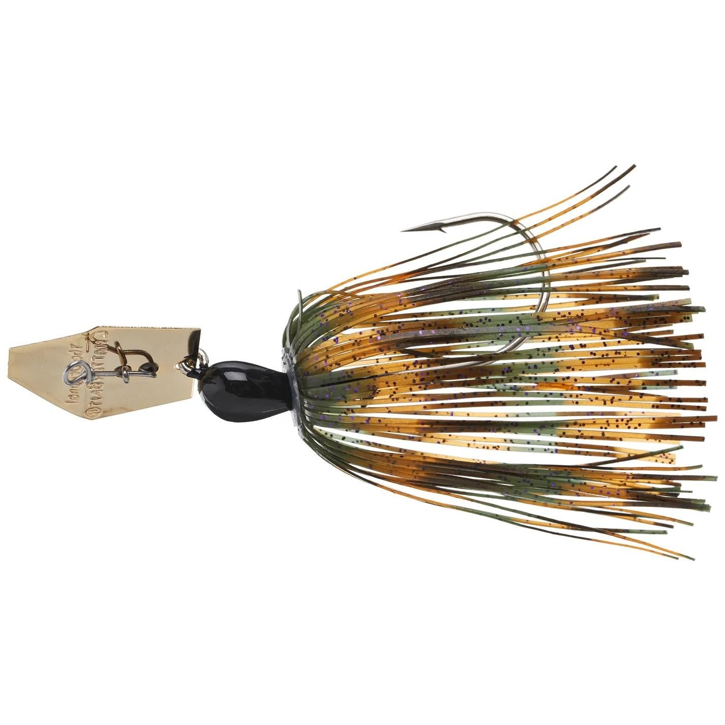 View of Z-Man CHATTERBAIT GREEN PUMPKIN PURPLE 3/8 oz available at EZOKO Fishing