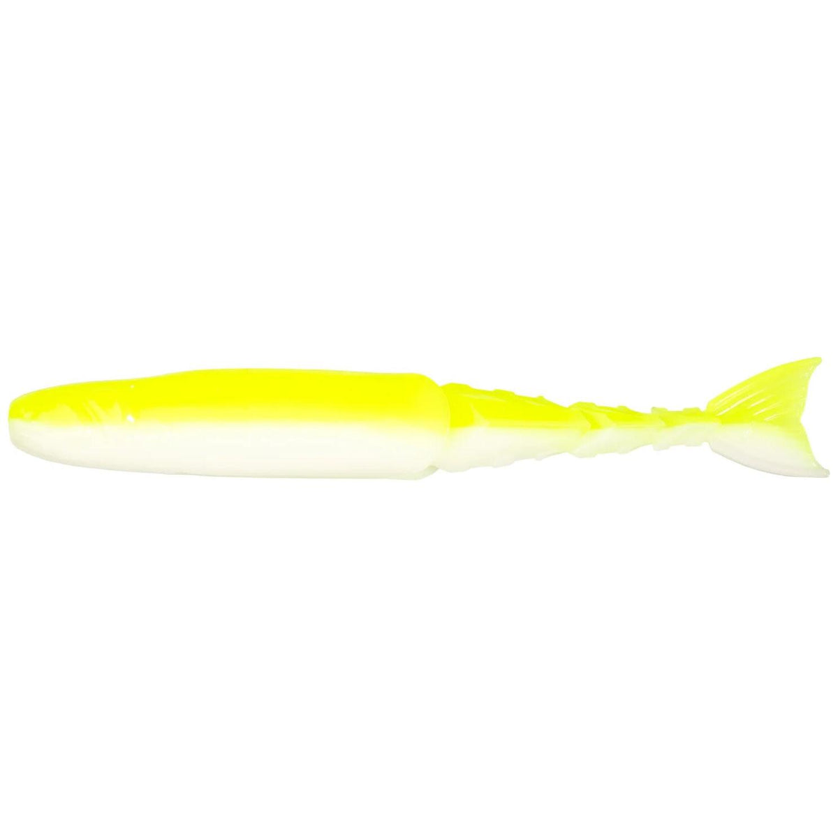 View of Z-Man CHATTERSHAD 4.5in. CHARTREUSE/WHITE available at EZOKO Fishing