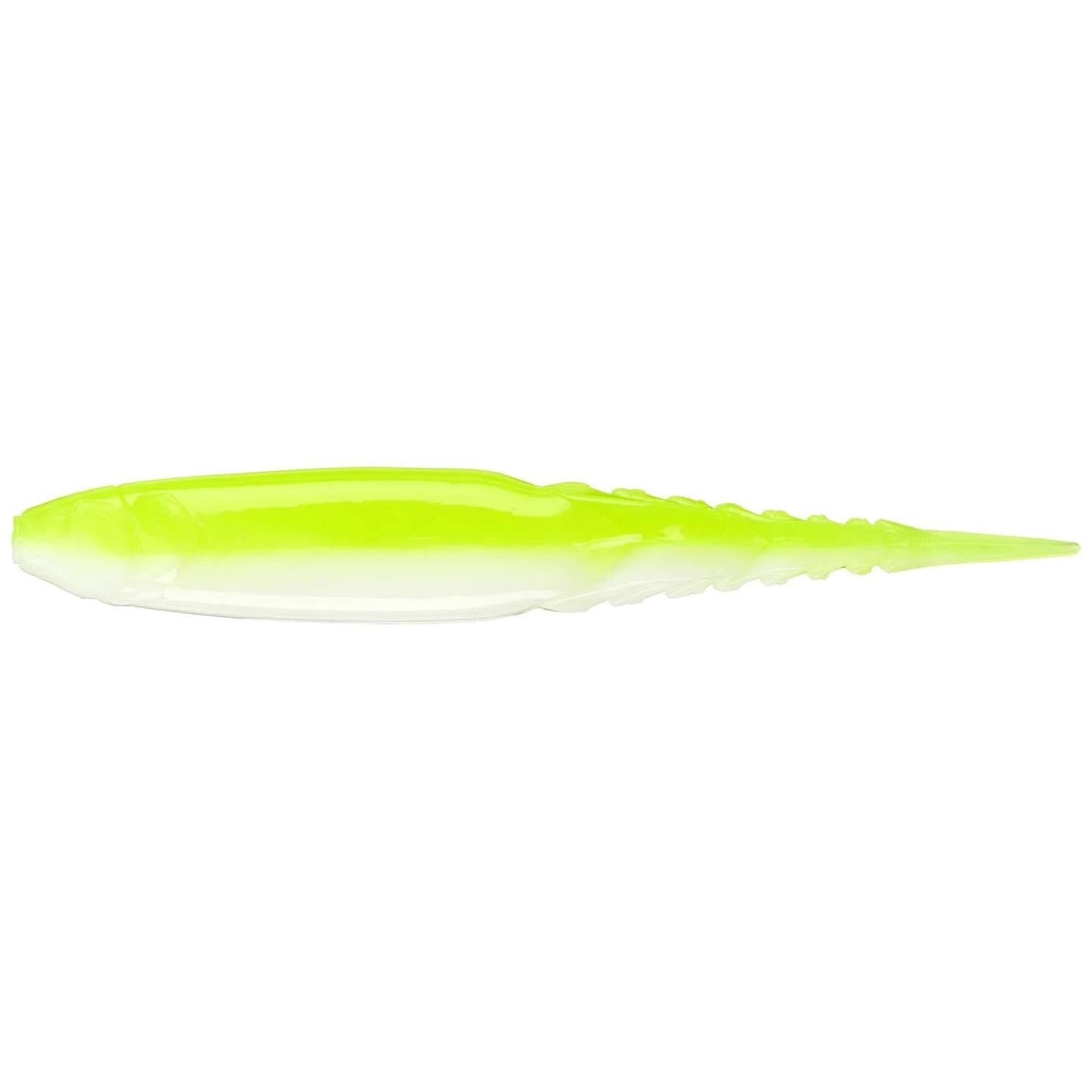 View of Z-Man CHATTERSPIKE 4.5" CHARTREUSE/WHITE available at EZOKO Fishing
