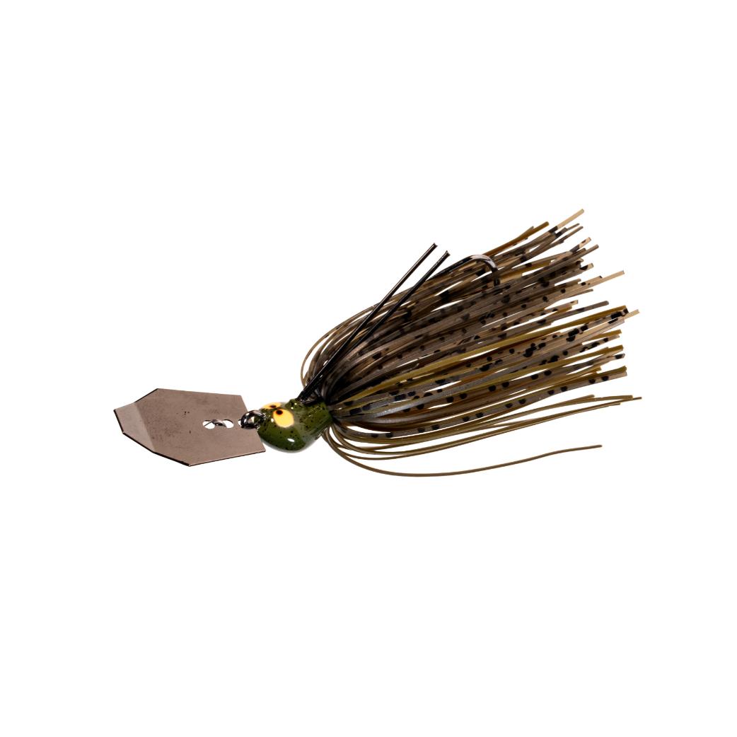 View of Z-Man CROSSEYEZ CHATTERBAIT 3/4oz GREEN PUMPKIN available at EZOKO Fishing