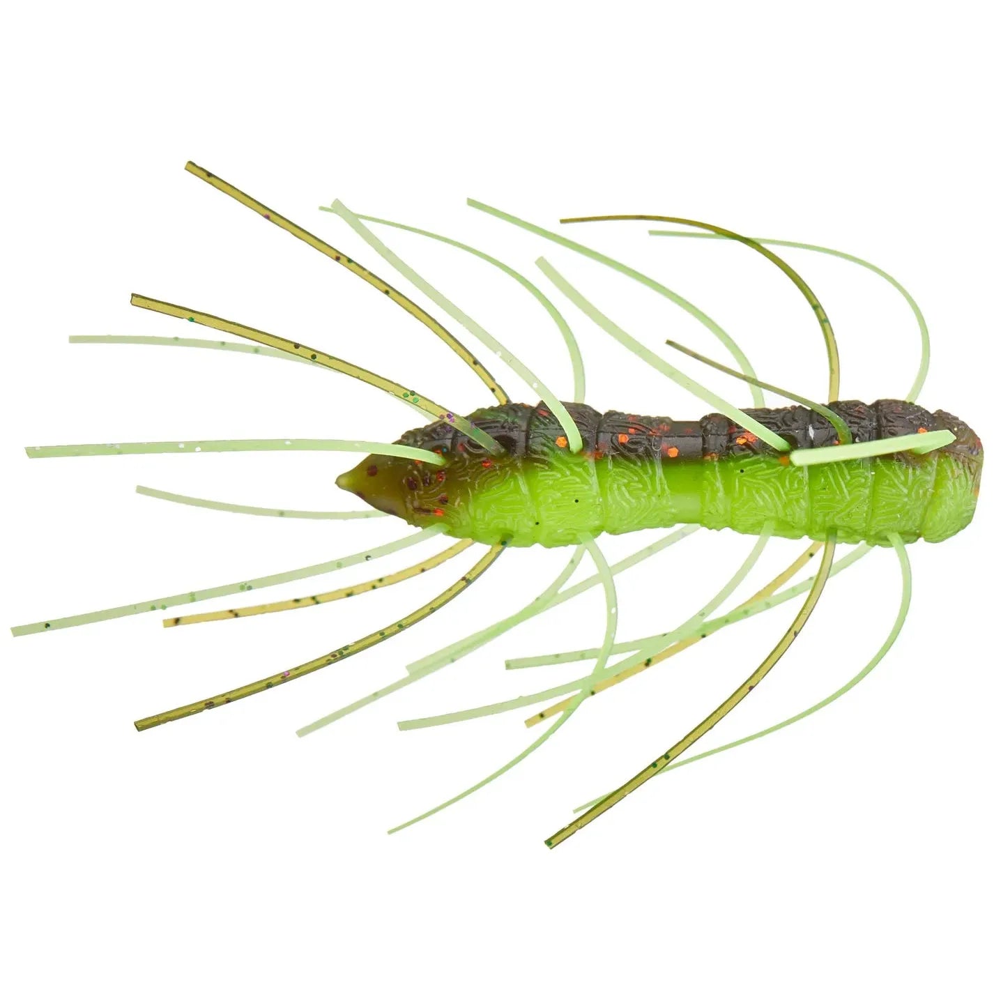 View of Softbaits Z-Man Fuzzy Bugz 4pk 1.75" Coppertreuse available at EZOKO Fishing