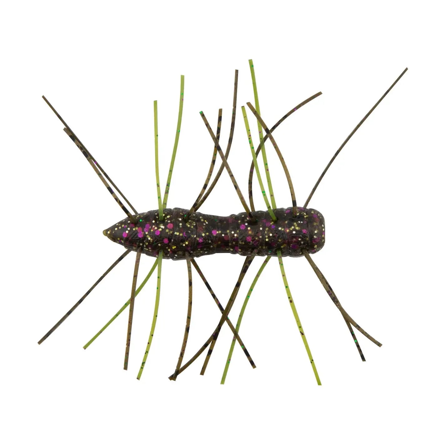 View of Softbaits Z-Man Fuzzy Bugz 4pk 1.75" Green Pumpkin Goby available at EZOKO Fishing