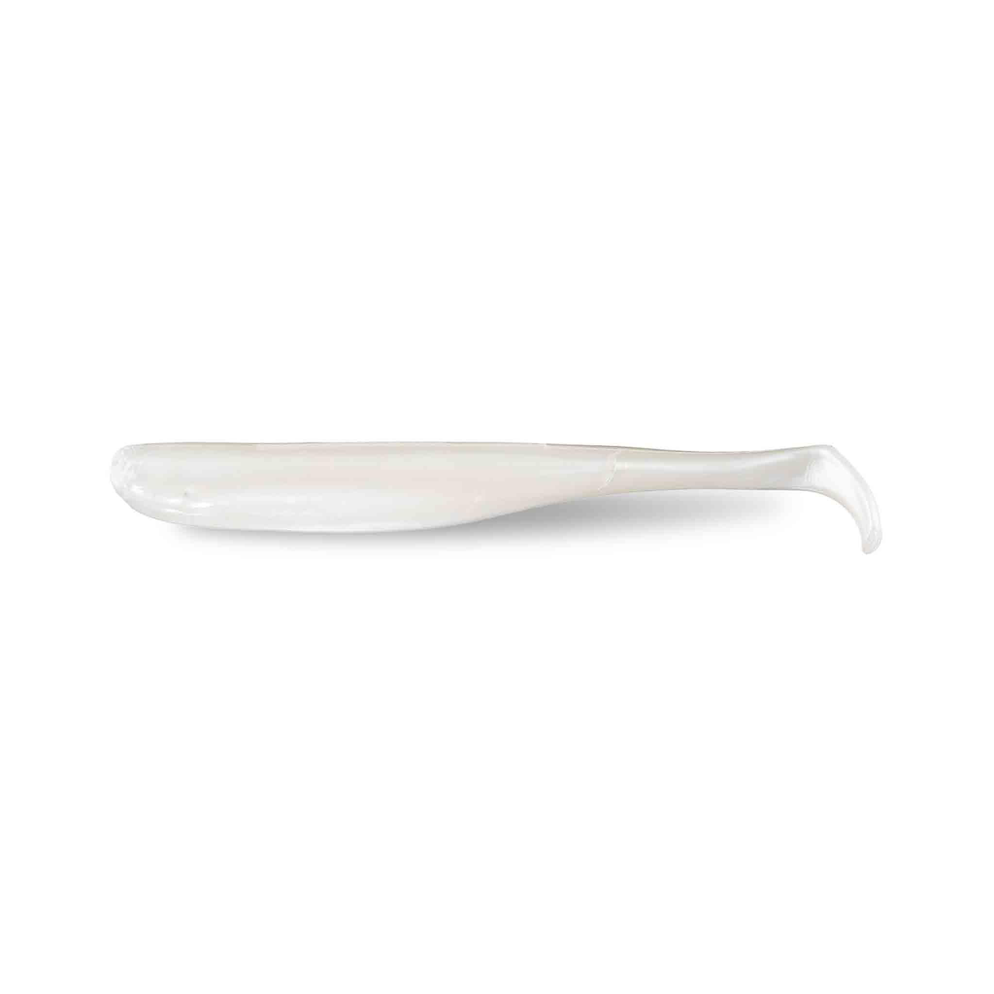 View of Rubber Z-Man Mag SwimZ 8" Swimbait Pearl available at EZOKO Pike and Musky Shop