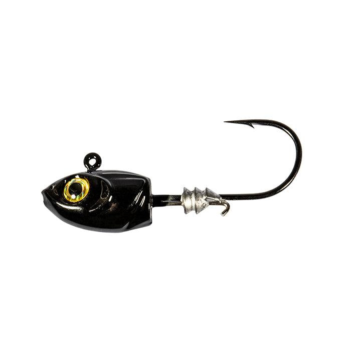 View of Jig Head Z-Man Micro Shad HeadZ 1/16 OZ BLACK available at EZOKO Pike and Musky Shop