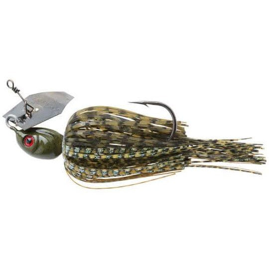 View of Chatterbaits Z-Man Project Z Chatterbait (1oz) Dark Green Pumpkin available at EZOKO Pike and Musky Shop