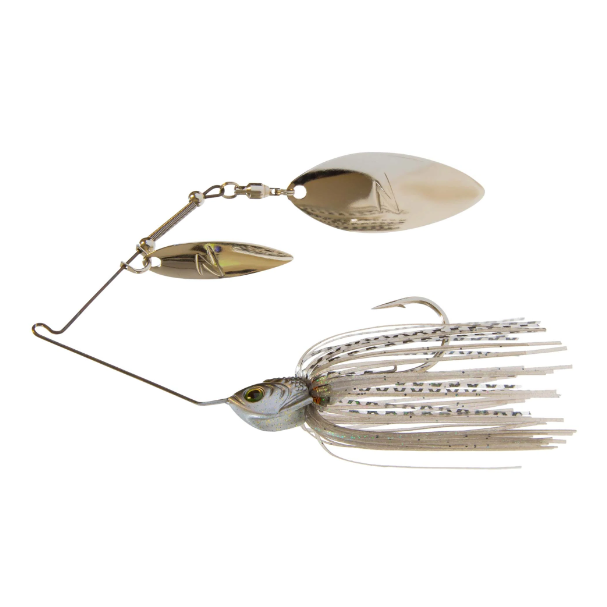 View of Spinnerbaits Z-Man SlingBladeZ Double Willow (1/2oz) Spinnerbait Mouserat available at EZOKO Pike and Musky Shop