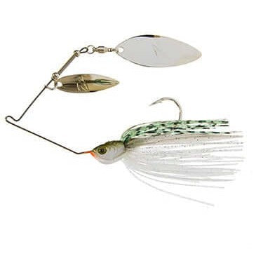 View of Spinnerbaits Z-Man SlingBladeZ Double Willow (3/4oz) Spinnerbait Greenback available at EZOKO Pike and Musky Shop