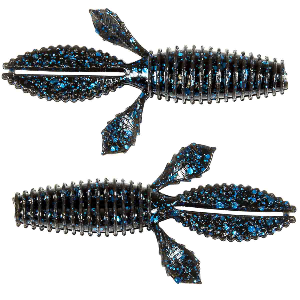 View of Softbaits Z-Man TRD BugZ 2.75" BLACK/BLUE available at EZOKO Fishing