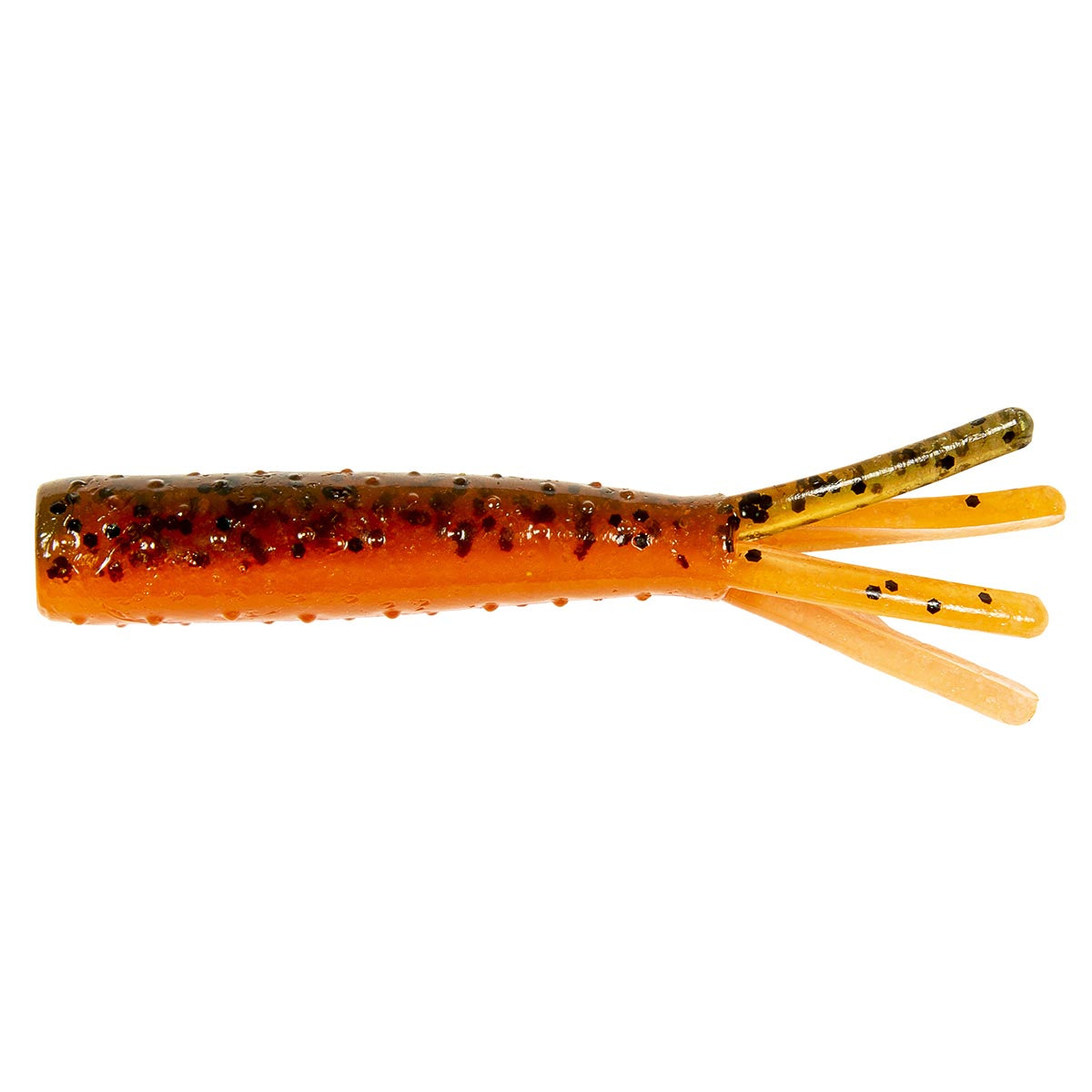 View of Softbaits Z-Man TRD TicklerZ 2.75" GREEN PUMPKIN/ORANGE available at EZOKO Pike and Musky Shop