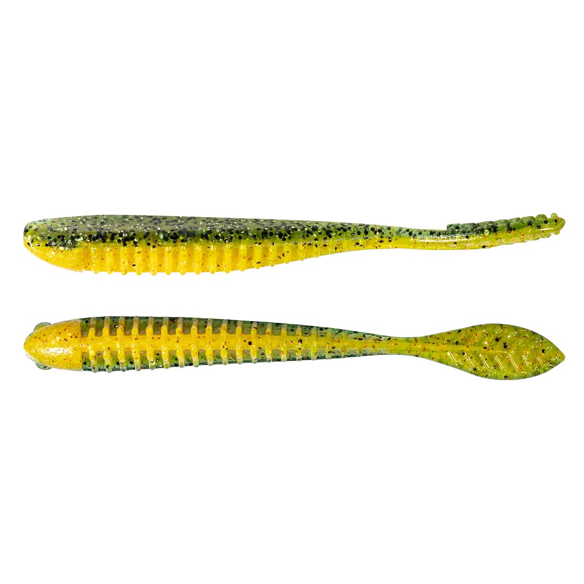 View of Soft Plastic Z-Man Trick Shotz PRO YELLOW PERCH 4.2- 5pk available at EZOKO Fishing