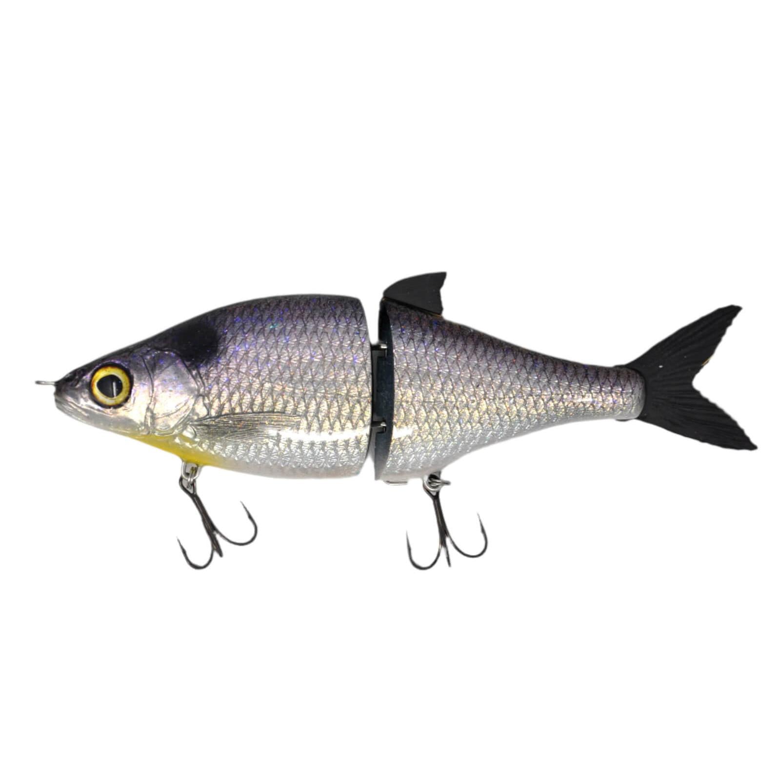 View of Hard Swimbaits Zorba Bait White Fish Swimbait American shad available at EZOKO Pike and Musky Shop