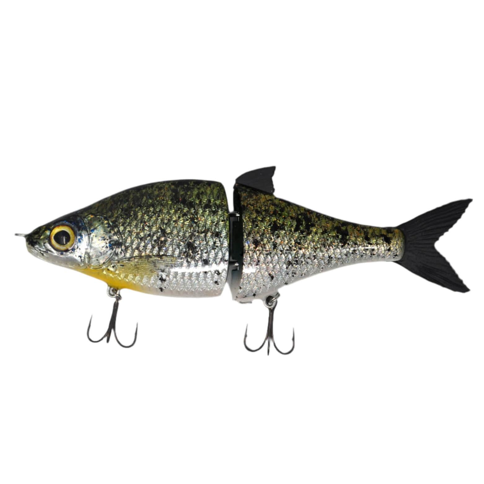 View of Hard Swimbaits Zorba Bait White Fish Swimbait Crappie available at EZOKO Pike and Musky Shop