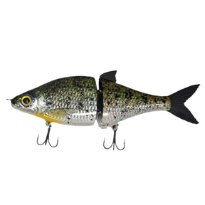 View of Hard Swimbaits Zorba Bait White Fish Swimbait Crappie available at EZOKO Pike and Musky Shop