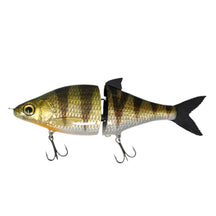 View of Hard Swimbaits Zorba Bait White Fish Swimbait Green Perch available at EZOKO Pike and Musky Shop