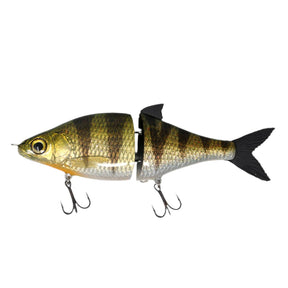 View of Hard Swimbaits Zorba Bait White Fish Swimbait Green Perch available at EZOKO Pike and Musky Shop