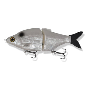 View of Swimbaits Zorba Baits Shad Daddy Glide Bait Ghost available at EZOKO Pike and Musky Shop