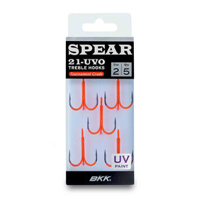View of Hooks BKK Spear-21 UVO Treble Hooks available at EZOKO Pike and Musky Shop