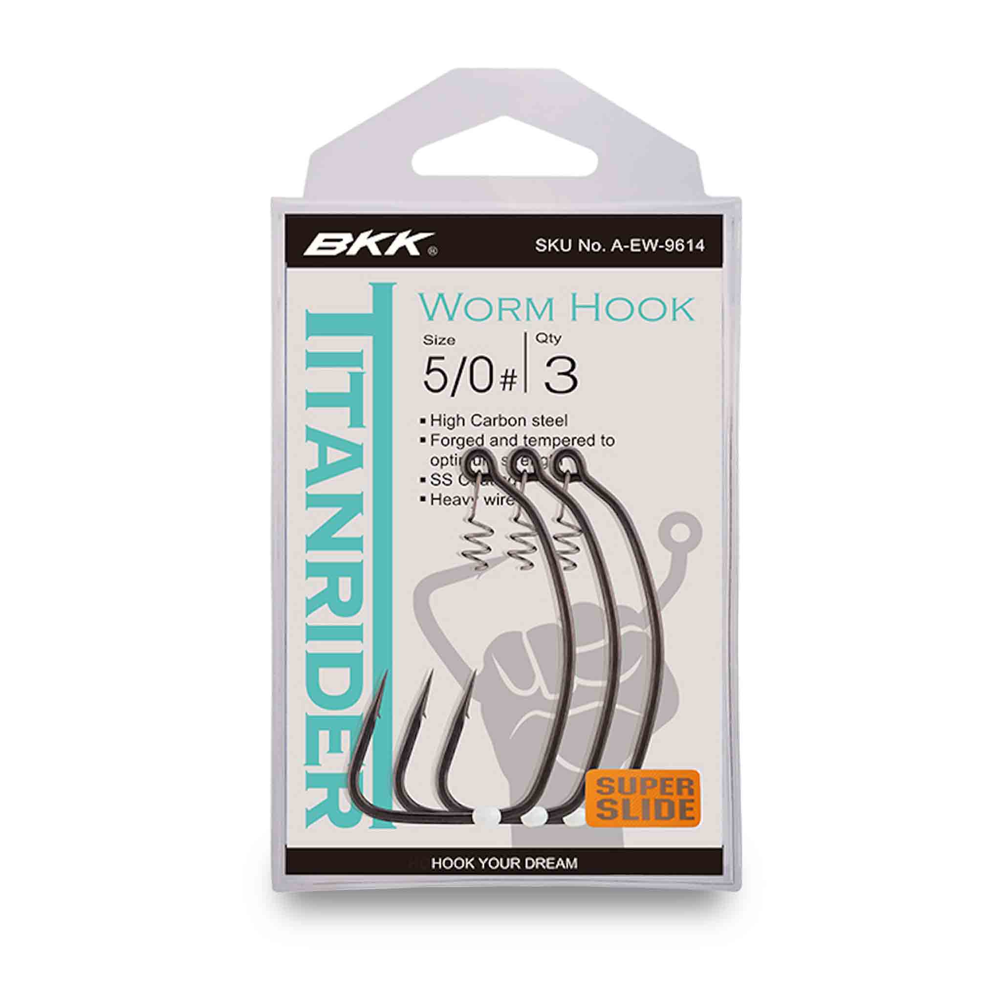 View of Hooks BKK Titan Rider Weightless Swimbait Hook available at EZOKO Pike and Musky Shop