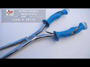 Cuda 10.25" Titanium Bonded Stainless Steel Long Nose Pliers