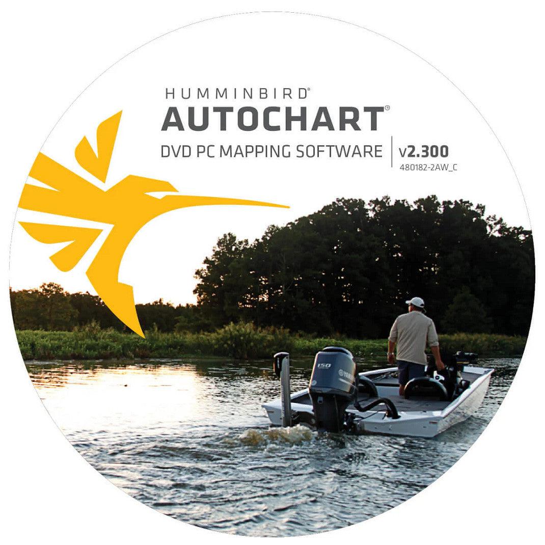 View of Mapping Humminbird AutoChart PC North America available at EZOKO Pike and Musky Shop