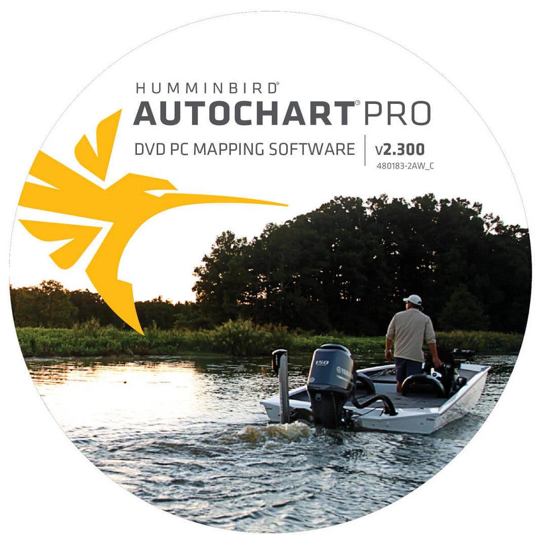 View of Mapping Humminbird AutoChart PRO PC North America available at EZOKO Pike and Musky Shop