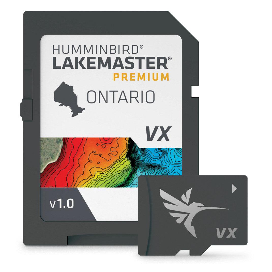 View of Mapping Humminbird Lakemaster VX Premium - Ontario V1 available at EZOKO Pike and Musky Shop