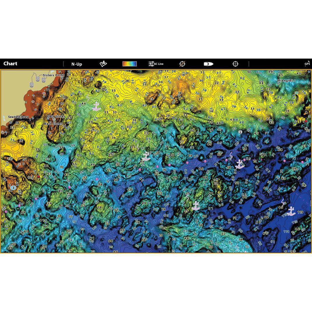 View of Mapping Humminbird Lakemaster VX Premium Quebec available at EZOKO Pike and Musky Shop