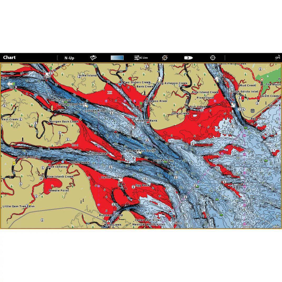 View of Mapping Humminbird Lakemaster VX Premium Quebec available at EZOKO Pike and Musky Shop
