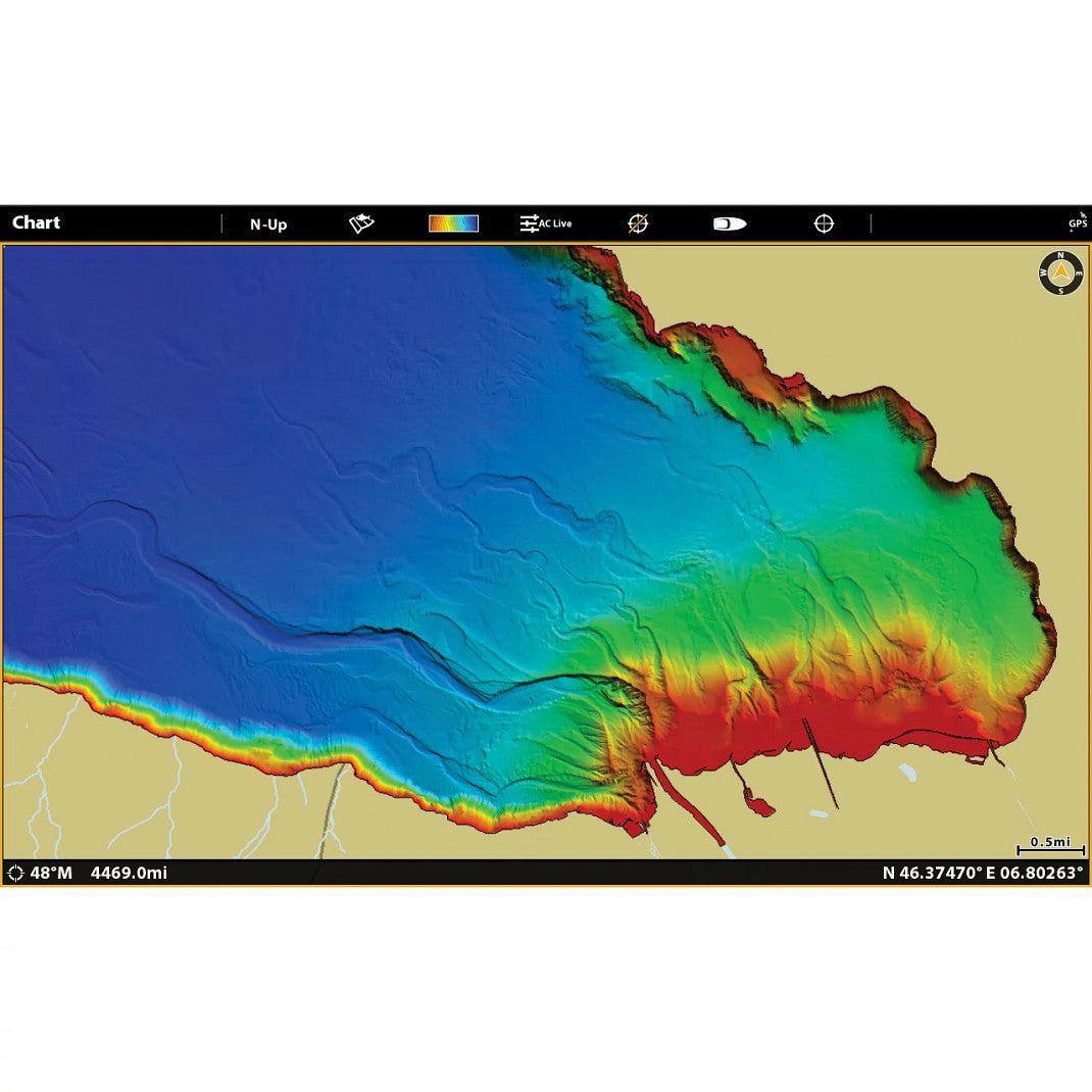 View of Mapping Humminbird Lakemaster VX Premium Quebec available at EZOKO Pike and Musky Shop