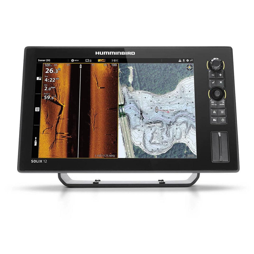 View of fish_finder Humminbird Solix 12 CHIRP MEGA SI+ G3 available at EZOKO Pike and Musky Shop