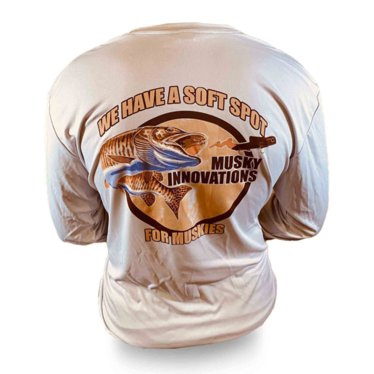 Musky Innovations Long Sleeve Sun Shirt - SOFT SPOT LOGOS Long Sleeves