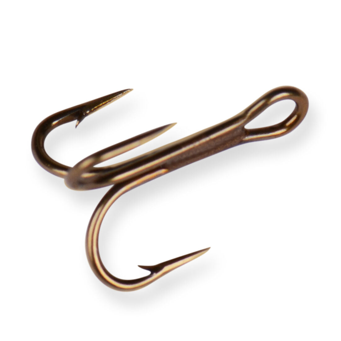 Mustad 3551-BR Classic Bronze Treble Hooks